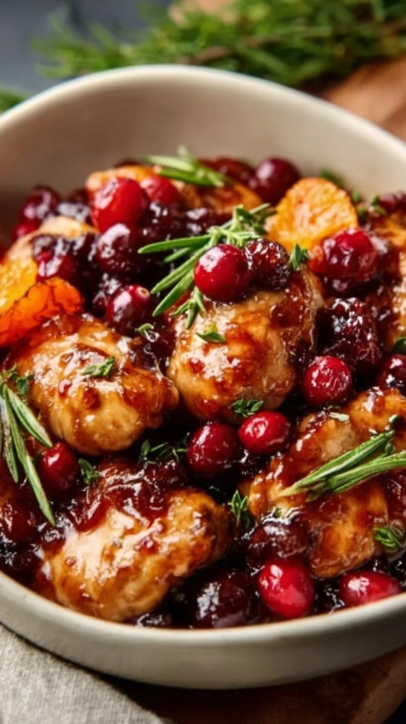 Cranberry Orange Chicken