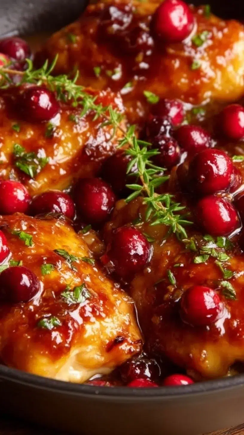Cranberry Orange Glazed Chicken