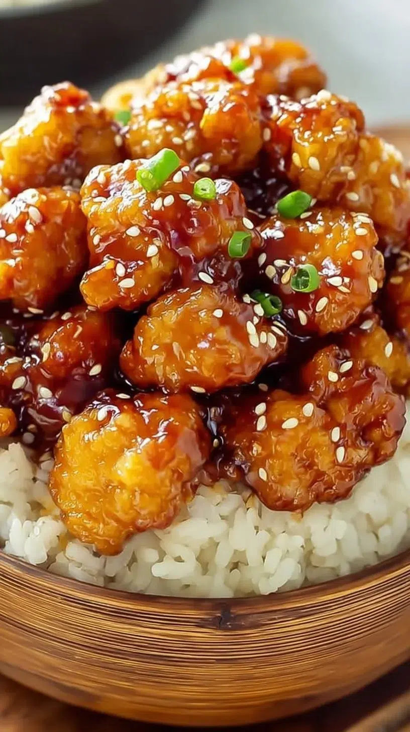 Easy 3 Ingredient Orange Chicken with BBQ Bliss
