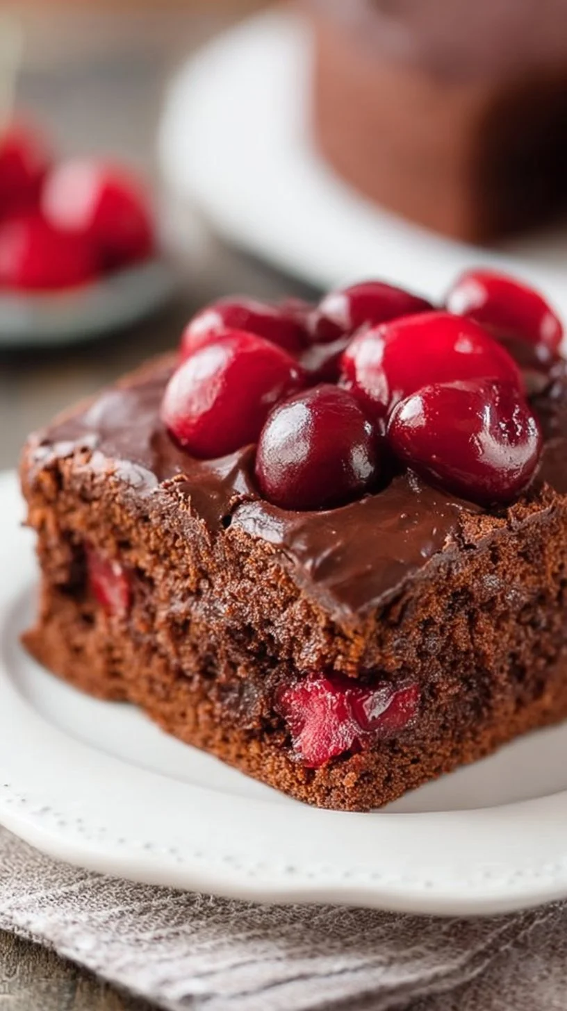 Easy Chocolate Cherry Cake