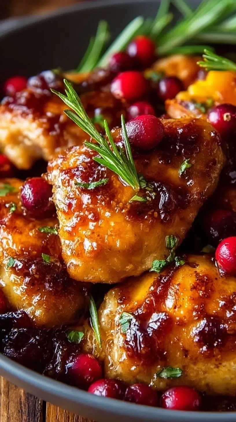 Easy Cranberry Orange Chicken