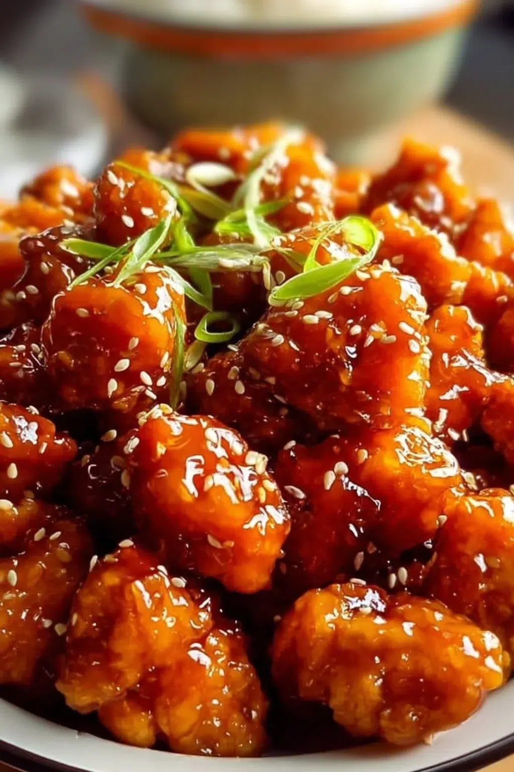 Delicious Hot Orange Chicken inspired by Panda Express recipe