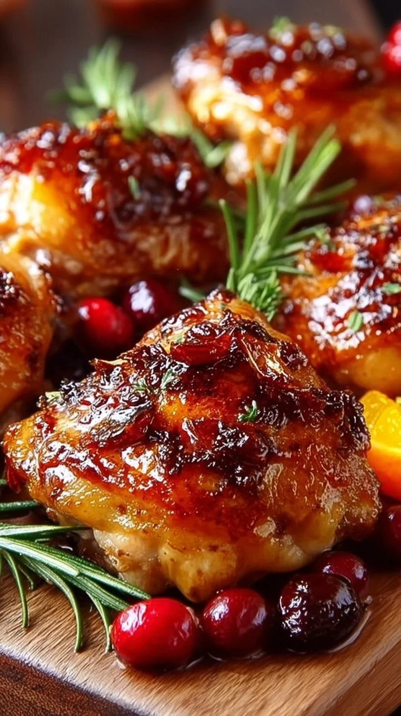 Oven-Baked Orange-Cranberry Chicken Thighs: An Incredible Ultimate Recipe