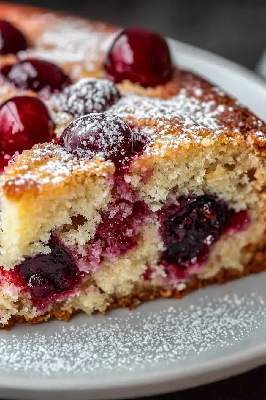 Almond Cherry Cake