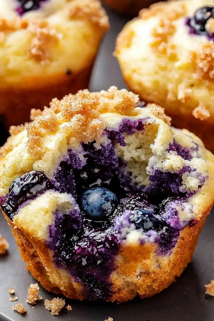 Blueberry Cream Cheese Muffins