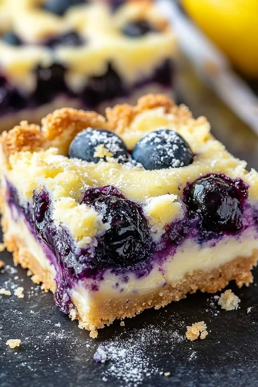 Blueberry Lemon Pie Bars