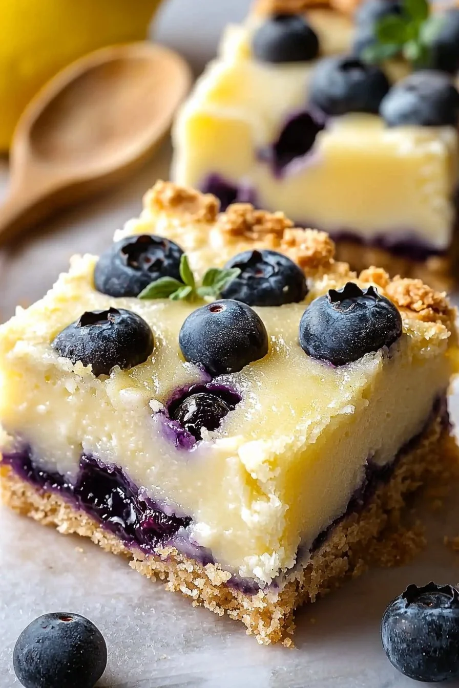 Blueberry Lemon Pie Bars