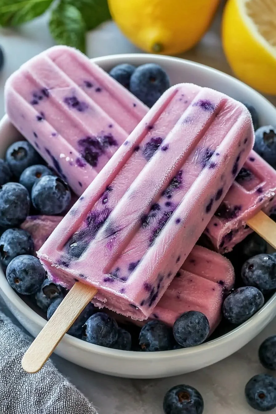 Refreshing Blueberry Lemon Popsicles for Your Summer Bliss