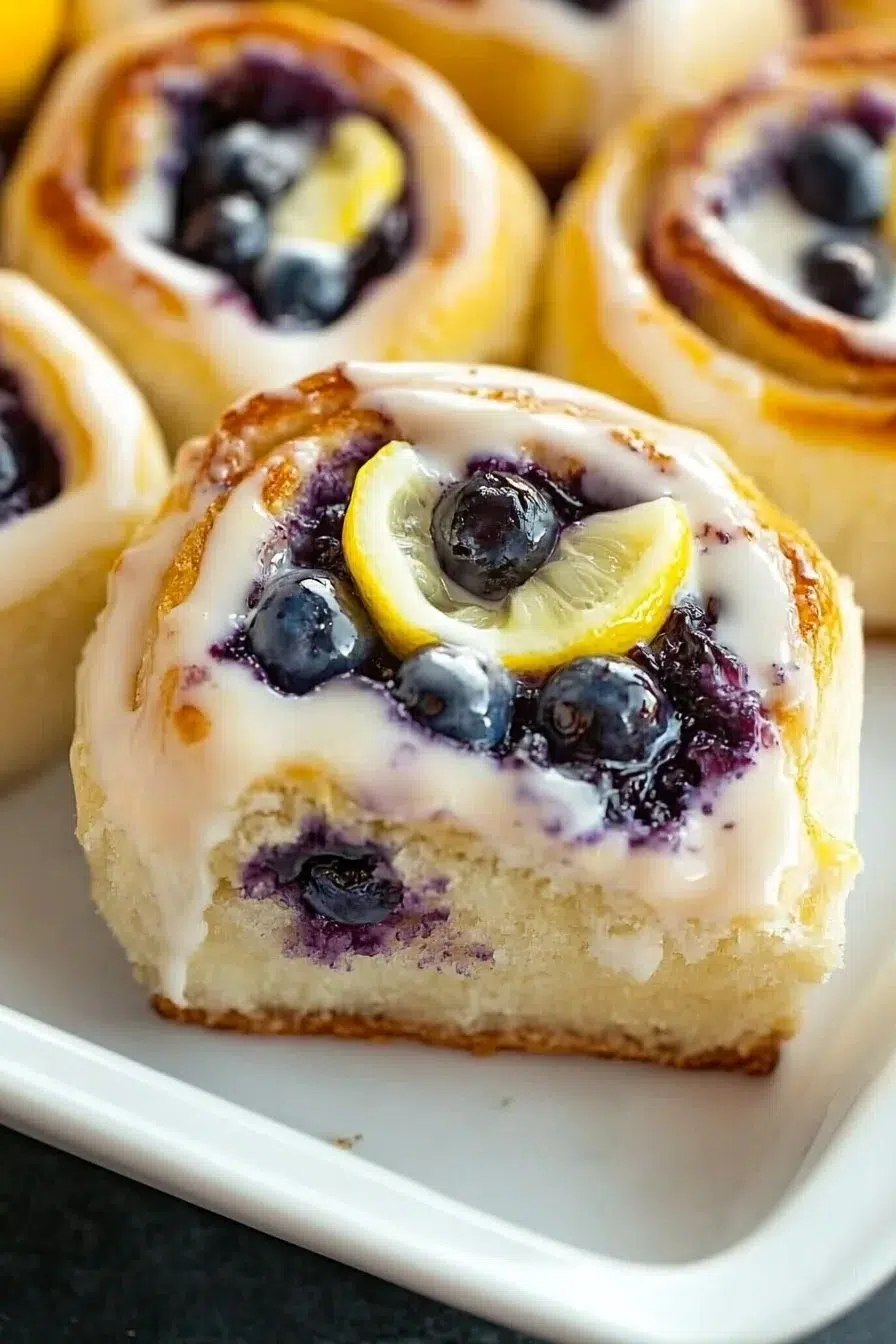 Blueberry Lemon Sweet Rolls