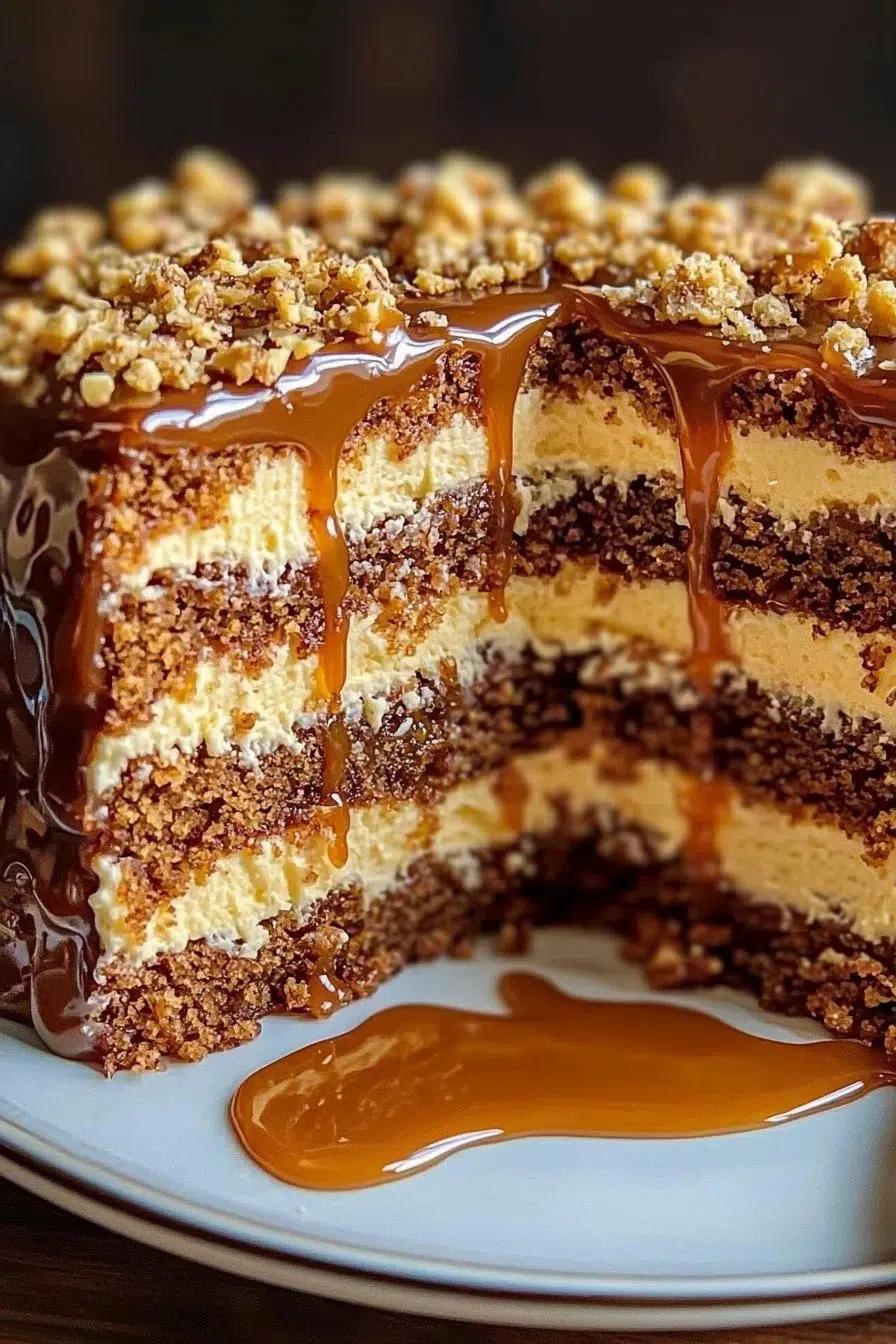 Caramel Crunch Cake