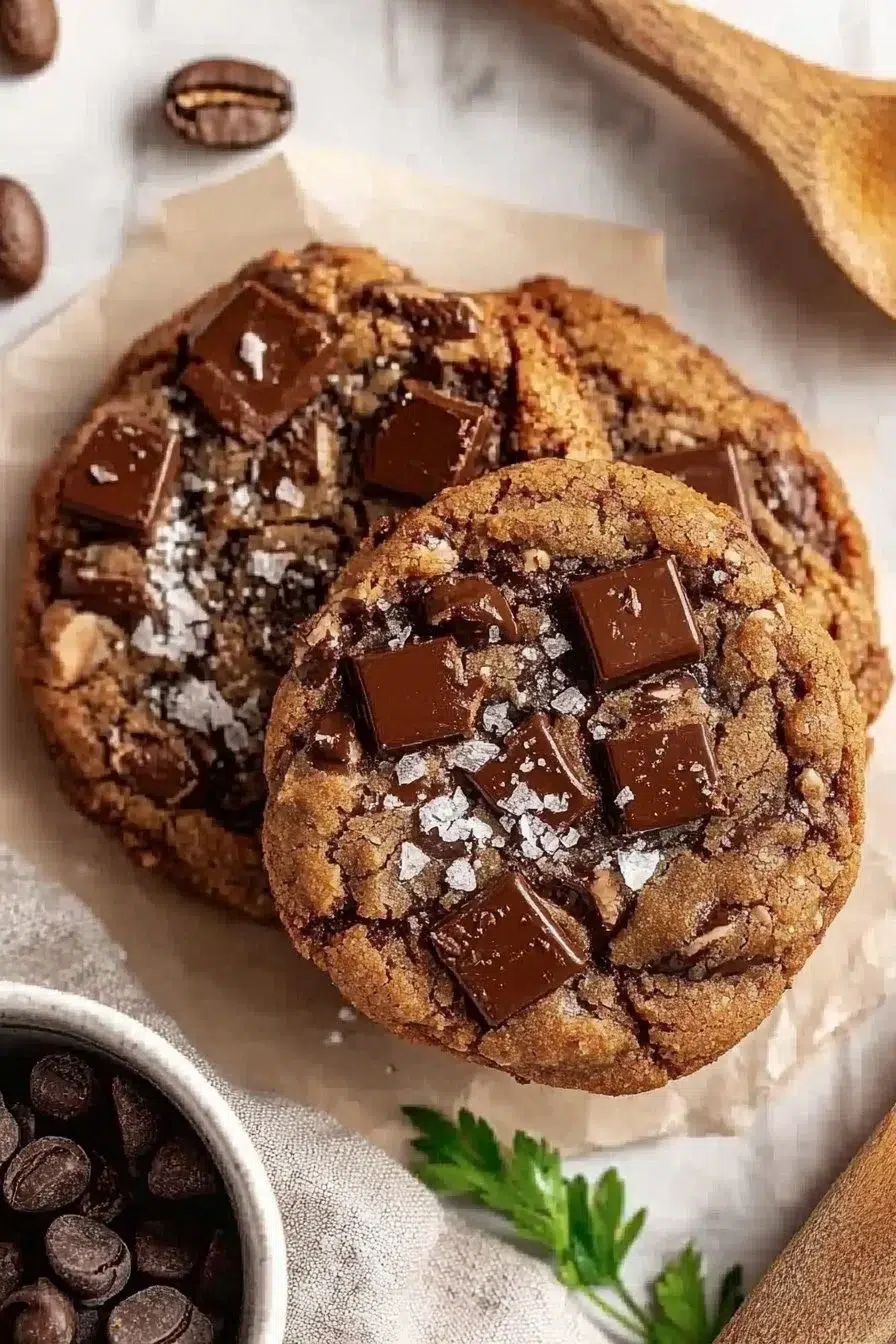 Chewy Chocolate Espresso Cookies - Mighty Mrs