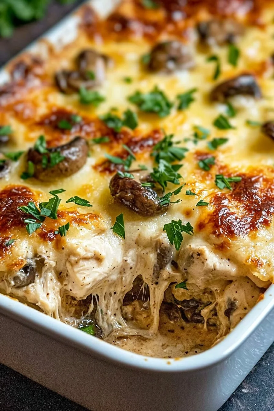 Chicken marsala casserole