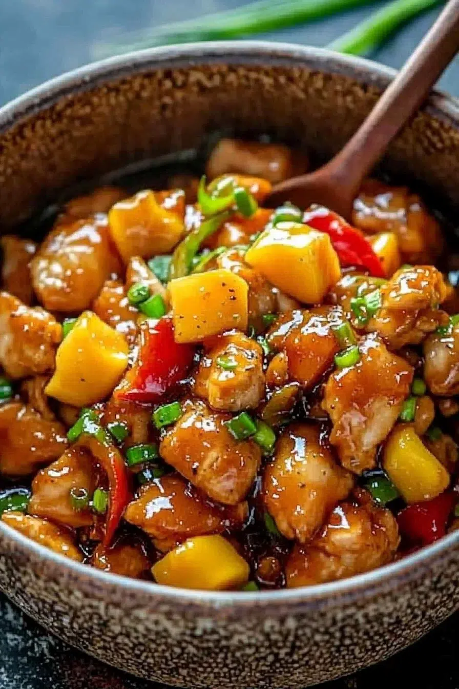 Chinese Style Mango Chicken Stir Fry Recipe