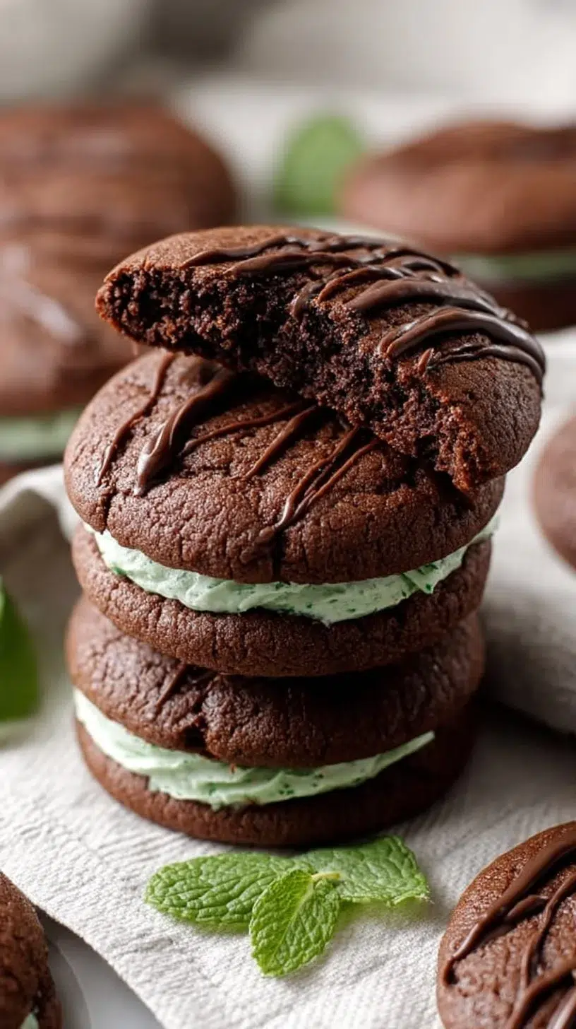 Chocolate Mint Cookies