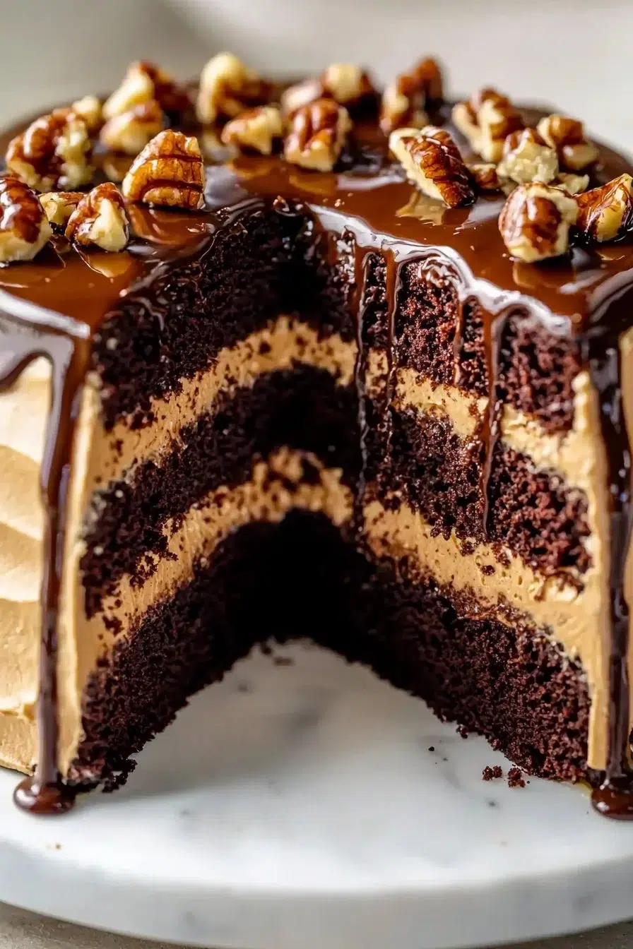 Decadent Chocolate Turtle Cake That Wows Every Crowd