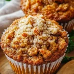 Delicious classic Morning Glory Muffins with nuts and dried fruit