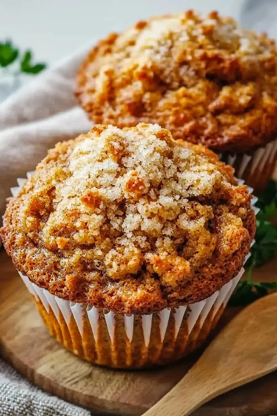 Delicious classic Morning Glory Muffins with nuts and dried fruit