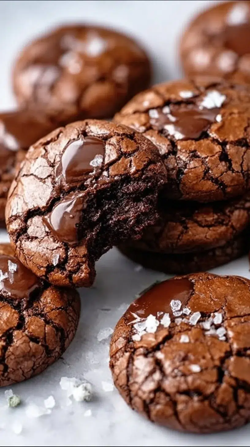 Delicious gourmet brownie cookies with rich chocolate flavor