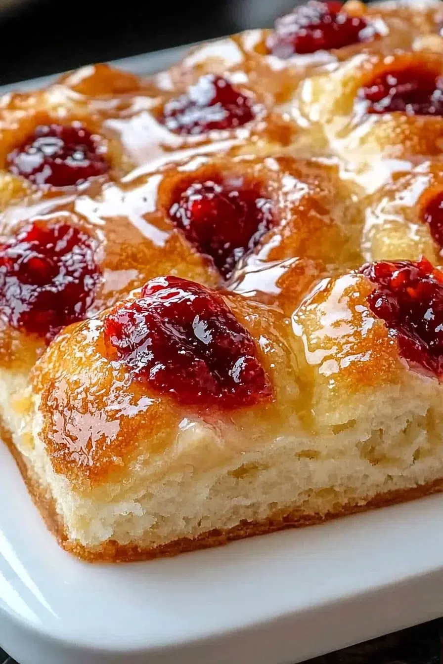 Homemade Jam Donut Focaccia: Sweet Bliss for Brunch Lovers