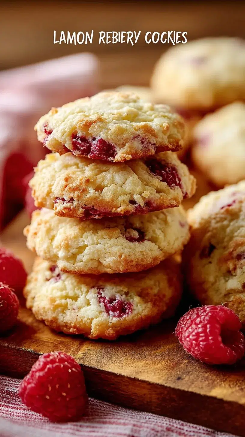 Lemon Raspberry Cookies