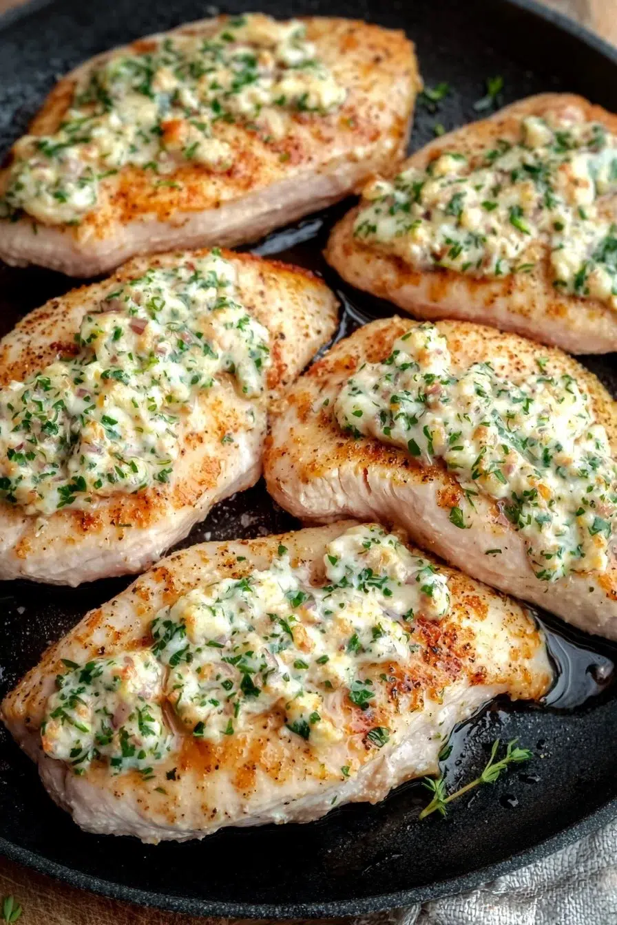 Juicy and tender melt in your mouth chicken breast served on a plate