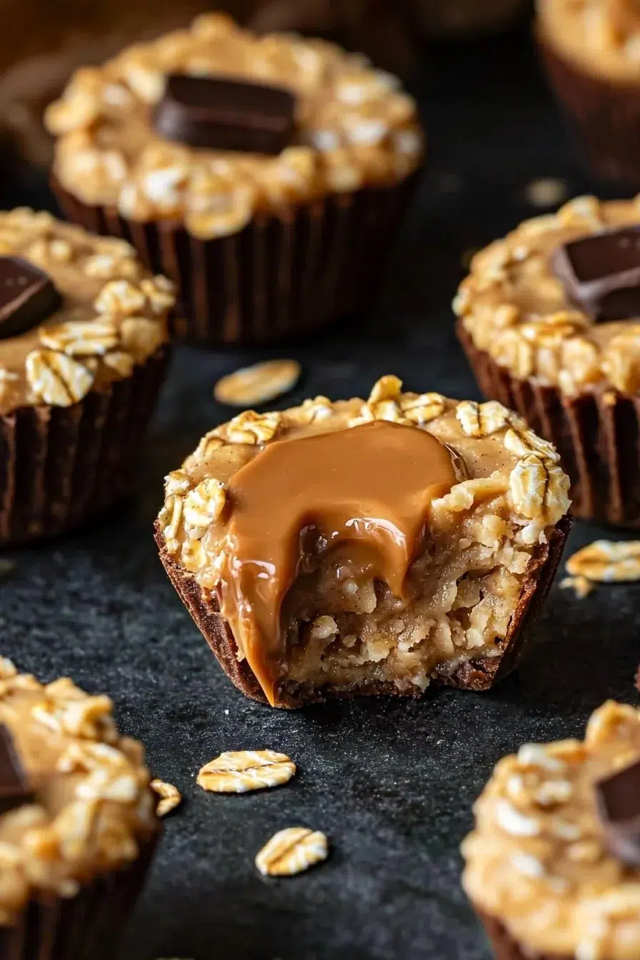No-Bake Peanut Butter Oat Cups
