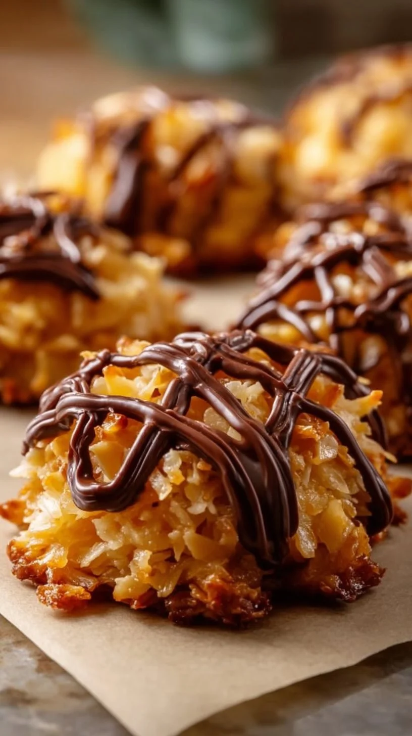 No Bake Samoa Cookies