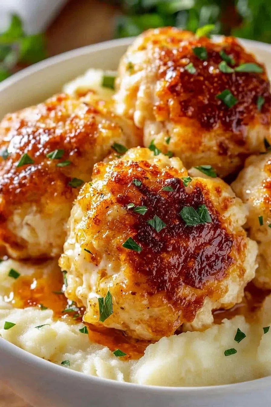 Parmesan Cloud Chicken Bombs