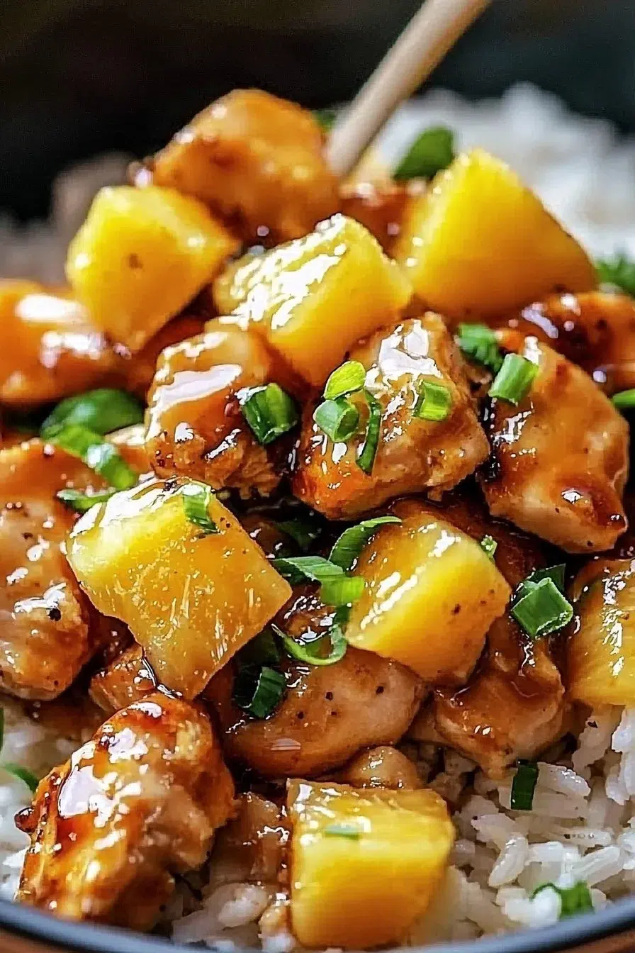 Pineapple Chicken and Rice