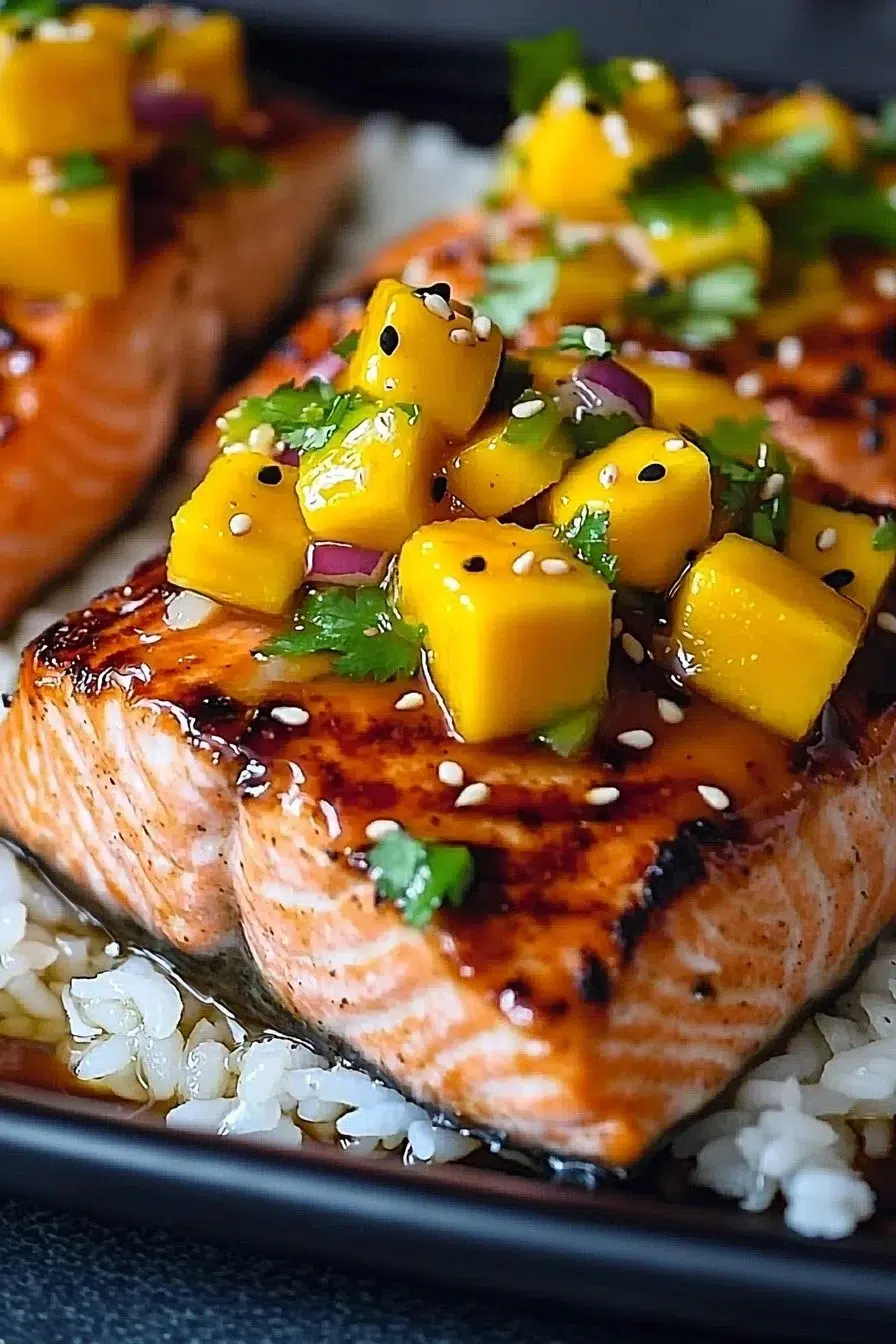 Salmon with Mango Salsa