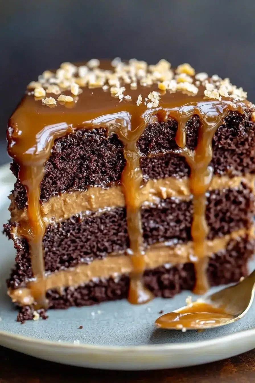 Salted Caramel Chocolate Cake