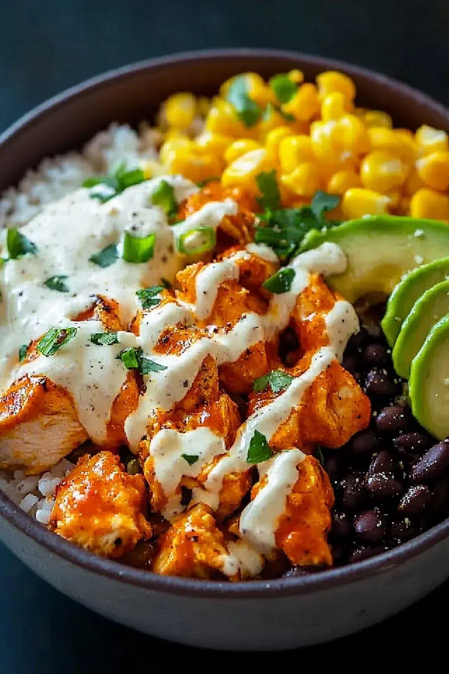 Spicy Buffalo Chicken Bowl: A Flavor Explosion in Every Bite