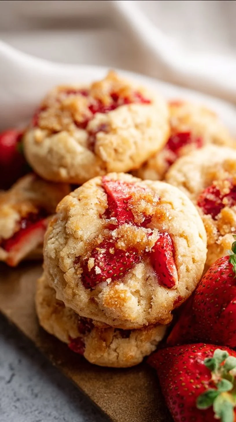 Strawberry Shortcake Cookies